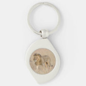 Lion Walking Schlüsselanhänger (Vorderseite)