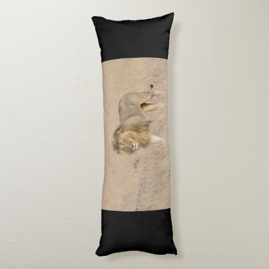 Lion walking seitenschläferkissen (Rückseite (Vertikal))