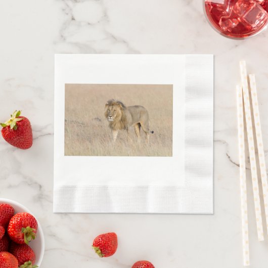Lion Walking Serviette (Beispiel)