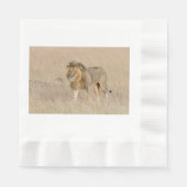 Lion Walking Serviette (Vorderseite)