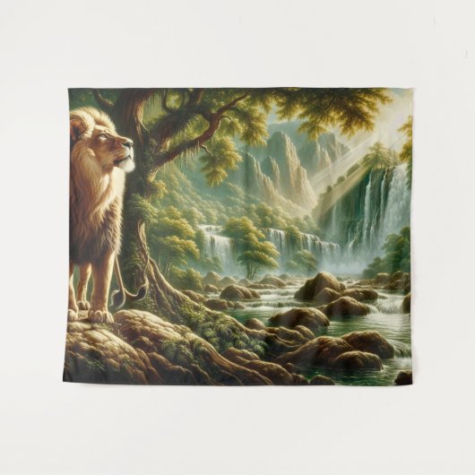 Lion Wandteppich (Vorderseite (Horizontal))