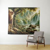 Lion Wandteppich (Beispiel (Horizontal))