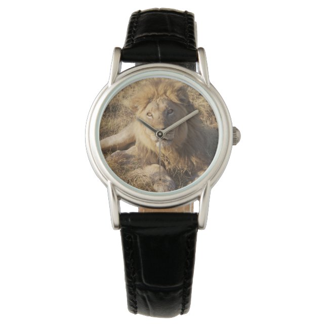 Lion Watch Armbanduhr (Vorderseite)