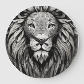 LION WATCH GROßE WANDUHR (Vorderseite)