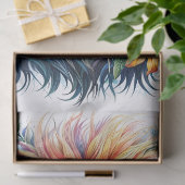 Lion Watercolor farbenfroh und blumenreich Seidenpapier (Geschenk)