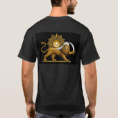 lion white crescent black tee (Rückseite)