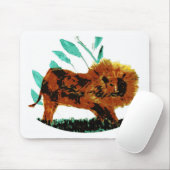 Lion Wild Animal Big Cat Mousepad (Mit Mouse)