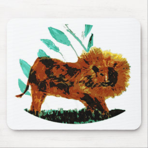 Lion Wild Animal Big Cat Mousepad