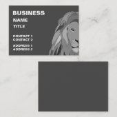 Lion Wild Animal Lion Visitenkarte (Vorne/Hinten)