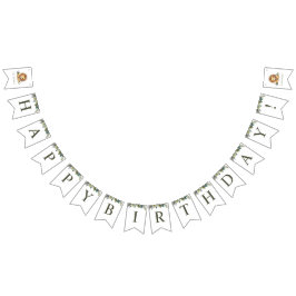 Lion Wild One Birthday Banner