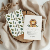 Lion Wild One Birthday Danke-Card Einladung