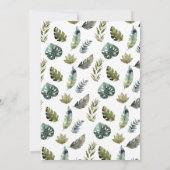 Lion Wild One Birthday Danke-Card Einladung (Rückseite)