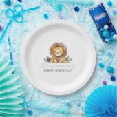 Lion Wild One Birthday Paper Tellers Pappteller (Party)