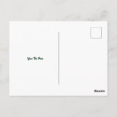 Lion Wild One Einladung zum ersten Geburtstag Postkarte (Rückseite)