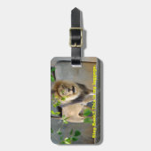 Lion Wildlife Luggage Tag Gepäckanhänger (Vorderseite vertikal)