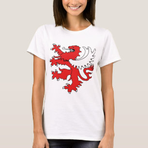 Lion Wings Stand Symbol Power Zungenpfeife Rot T-Shirt