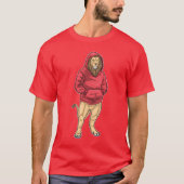 Lion Winter T-Shirt (Vorderseite)