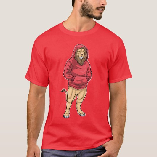 Lion Winter T-Shirt (Vorderseite)