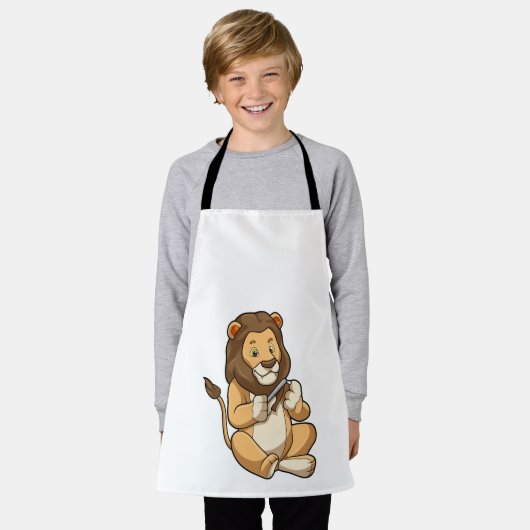 Lion with Nail arrows Schürze (Getragen)