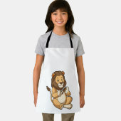 Lion with Nail arrows Schürze (Insitu)