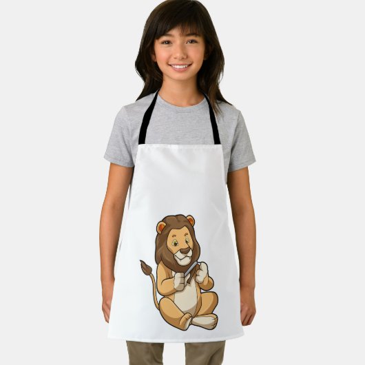 Lion with Nail arrows Schürze (Insitu)