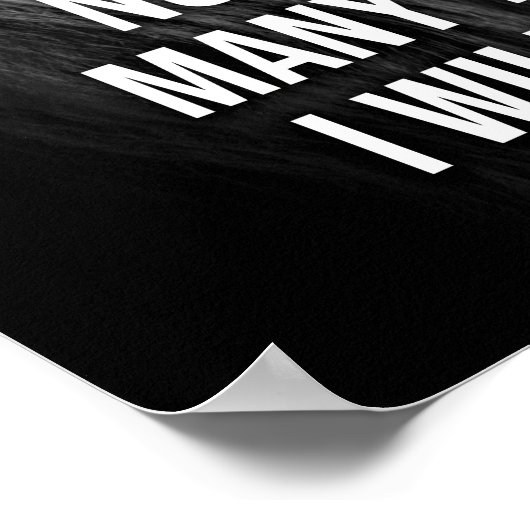 Lion Workout Gym Hustle Success Motivierend Poster (Ecke)