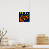 Lion Yam LabelSunset, LA Poster (Küche)