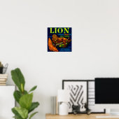 Lion Yam LabelSunset, LA Poster (Heimbüro)