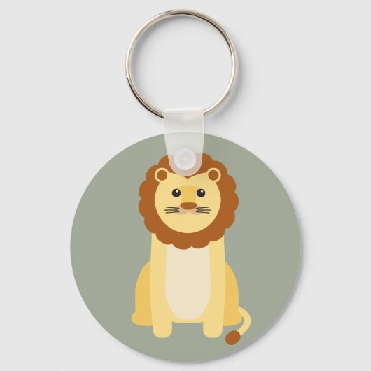 Lion zeichn schlüsselanhänger (Vorderseite)