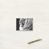 Lion Zeichnend Malerei Post-it Klebezettel (Auf Schreibtisch)