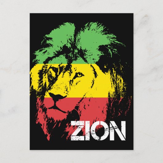 Lion Zion Postkarte (Vorderseite)
