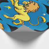 Lion Zodiac Geschenkpapier (Ecke)