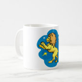 Lion Zodiac Kaffeetasse (Vorderseite Links)