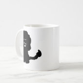 Lion Zodiac Mug • Bold Leo Silhouette Art Kaffeetasse (Vorderseite Links)