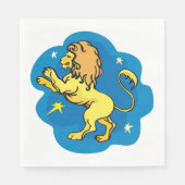 Lion Zodiac Serviette (Vorderseite)