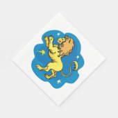 Lion Zodiac Serviette (Ecke)