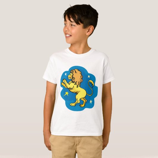 Lion Zodiac T-Shirt (Vorne ganz)