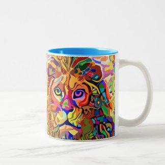 Lion Zweifarbige Tasse
