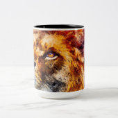 Lion Zweifarbige Tasse (Mittel)