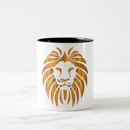 Lion Zweifarbige Tasse (Mittel)