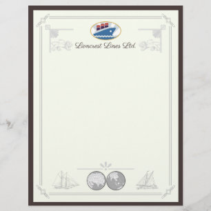 Lioncrest Lines Letterhead Briefbogen