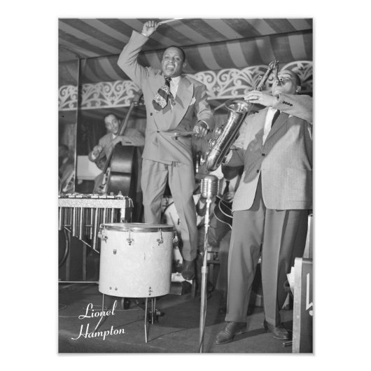 Lionel Hampton & Arnett Cobb Fotodruck (Vorne)