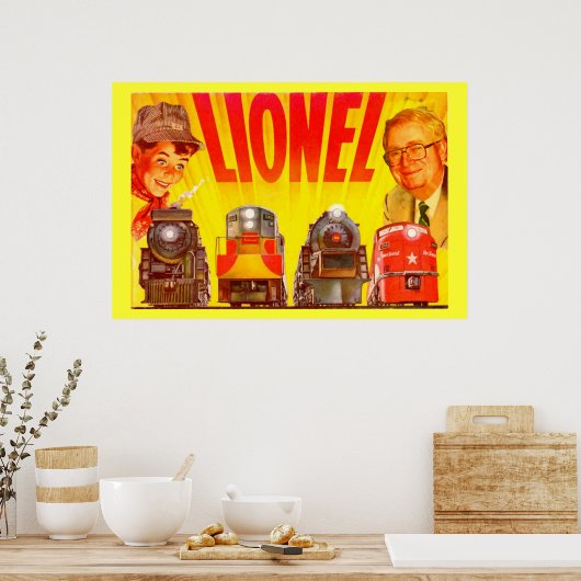 Lionel individuelles Poster (Küche)