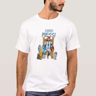 Lionel Messi GOAT Fußball Fußball-Legende Fan-Gesc T-Shirt
