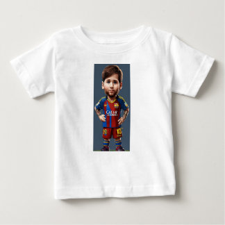 Lionel Messi niedlicher Baby-Cartoon Realistisch g Baby T-shirt