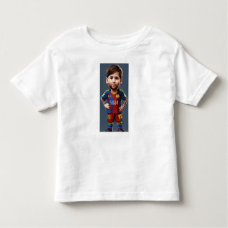 Lionel Messi niedlicher Baby-Cartoon Realistisch g Kleinkind T-shirt