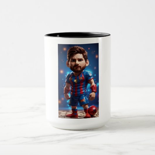 Lionel Messi Tasse (Zentrum)