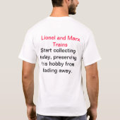Lionel und Marx-Zug-T - Shirt (Rückseite)