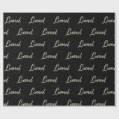 Lionel Vorname Name edles Geschenkpapier Papier (Flach)