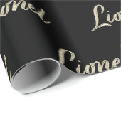 Lionel Vorname Name edles Geschenkpapier Papier (Rolleneckpunkt)